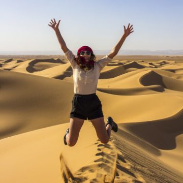 Camping In The Sahara Desert - SUITCASE AND I